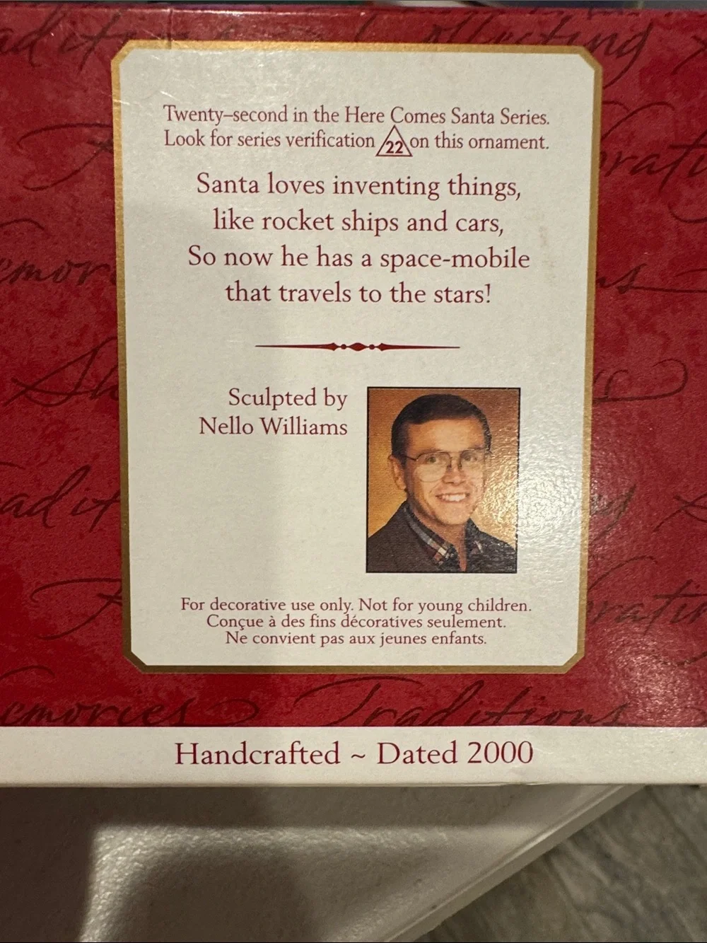 Hallmark keepsake ornament